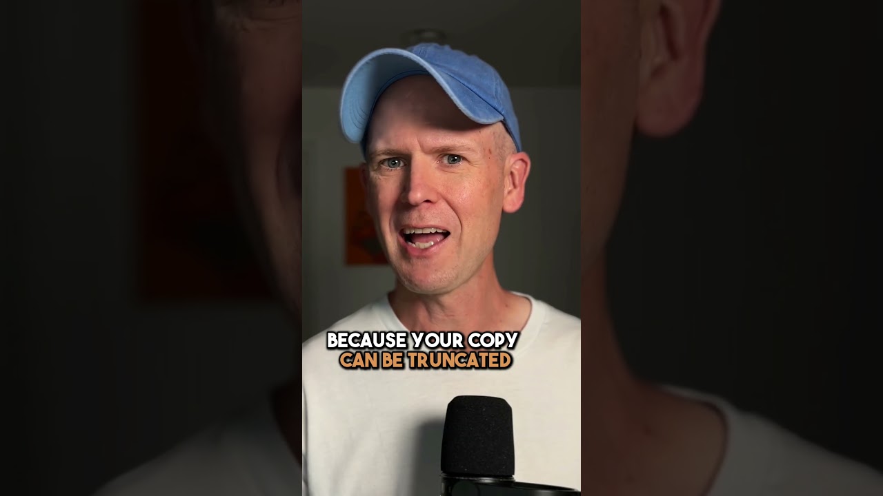 Recommended Ad Copy Length Recommended Ad Copy Length