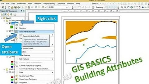 Building Attributes ArcGIS 10.1 GIS Basics
