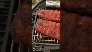 Using A Smoke Box In A Ziggy Gas Bbq For Smoked Pork Ribs.