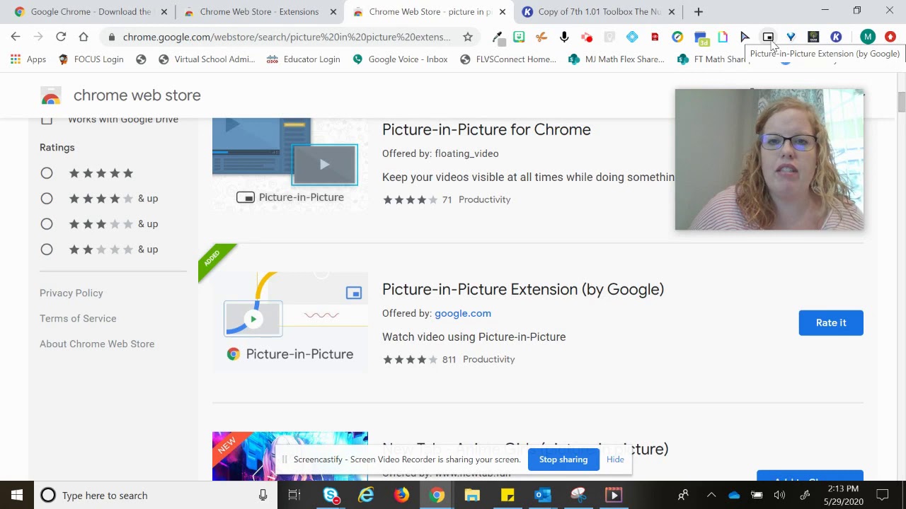 How to Use a Pic-in-Pic Extension - YouTube