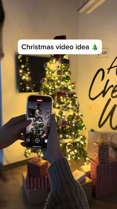 Have you tried this Christmas video idea? 🎄