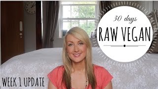 30 Days Raw Vegan ● Week 1 Update ● Detox Symptoms, Happiness & Calories