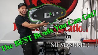 Amazing bends on thin chromoly  upgrade the bender you already have! No mandrel required!