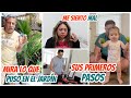 ME DIO UNA GRIPE HORRIBLE🤧FERCHO PUSO SISTEMA DE RIEGO💦 AMILIA DIO SUS PRIMEROS PASOS 👶🏻