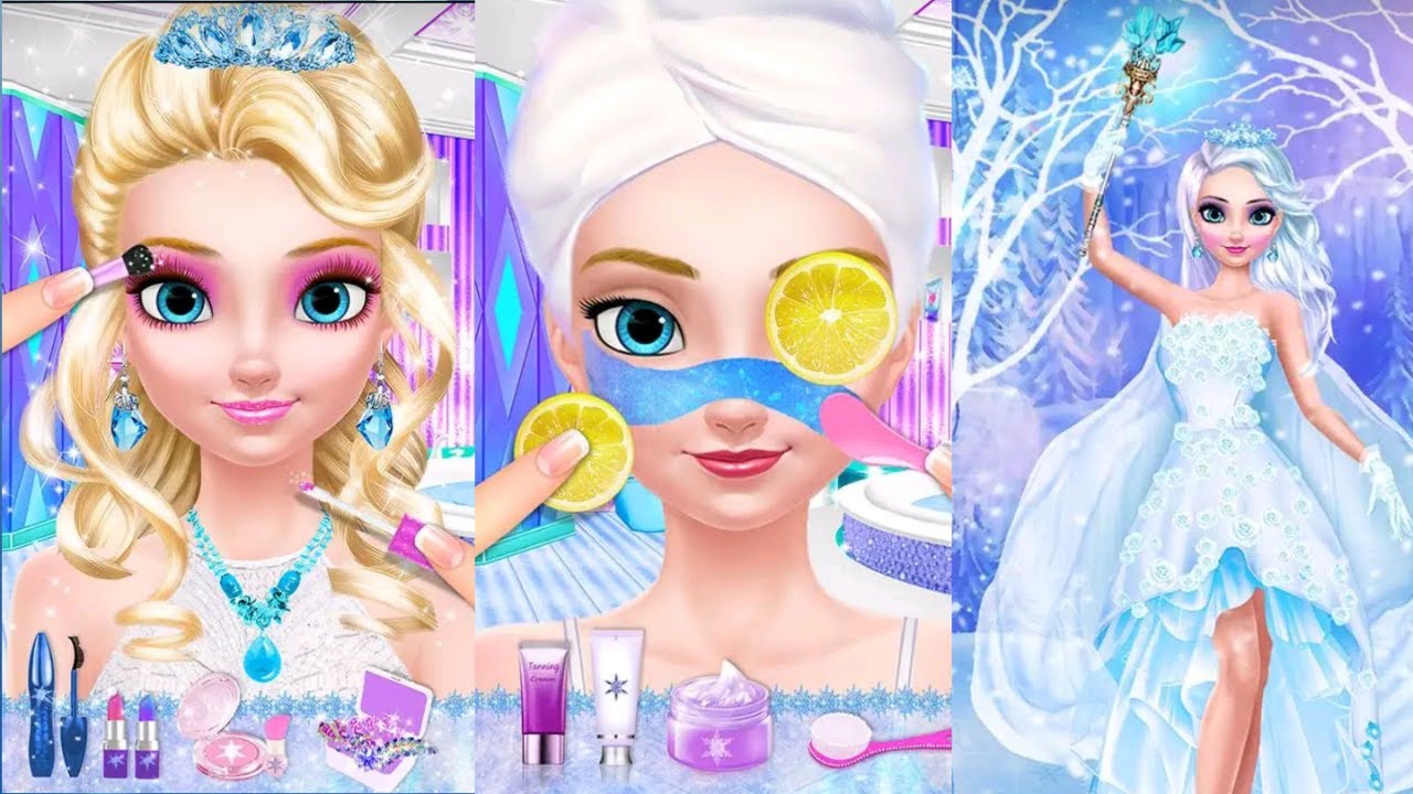 Ice Queen Salon - Frosty Party/salon game/Ice Queen/Casual Game/Kids Game/Google Play game/2021