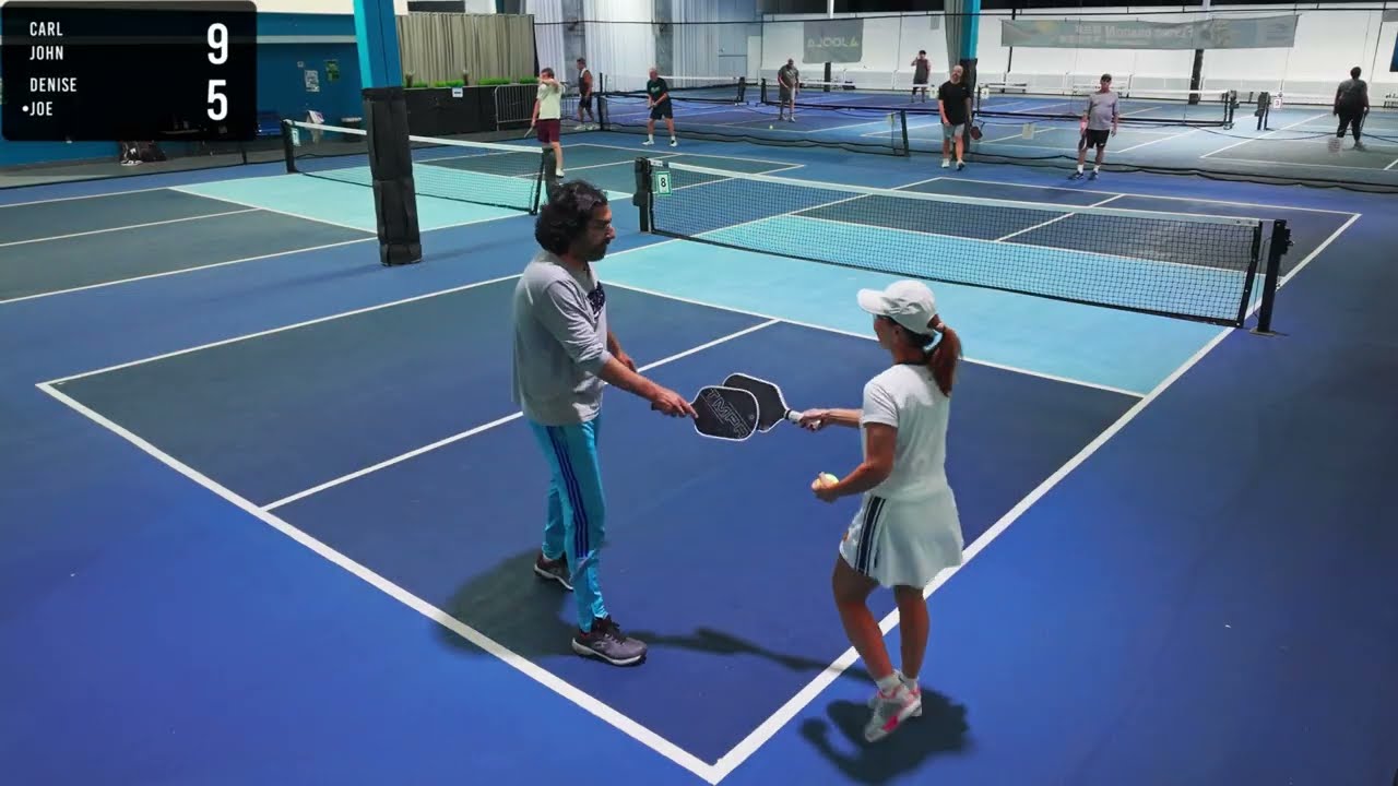 Advanced Senior Mixed vs Men's Pickleball