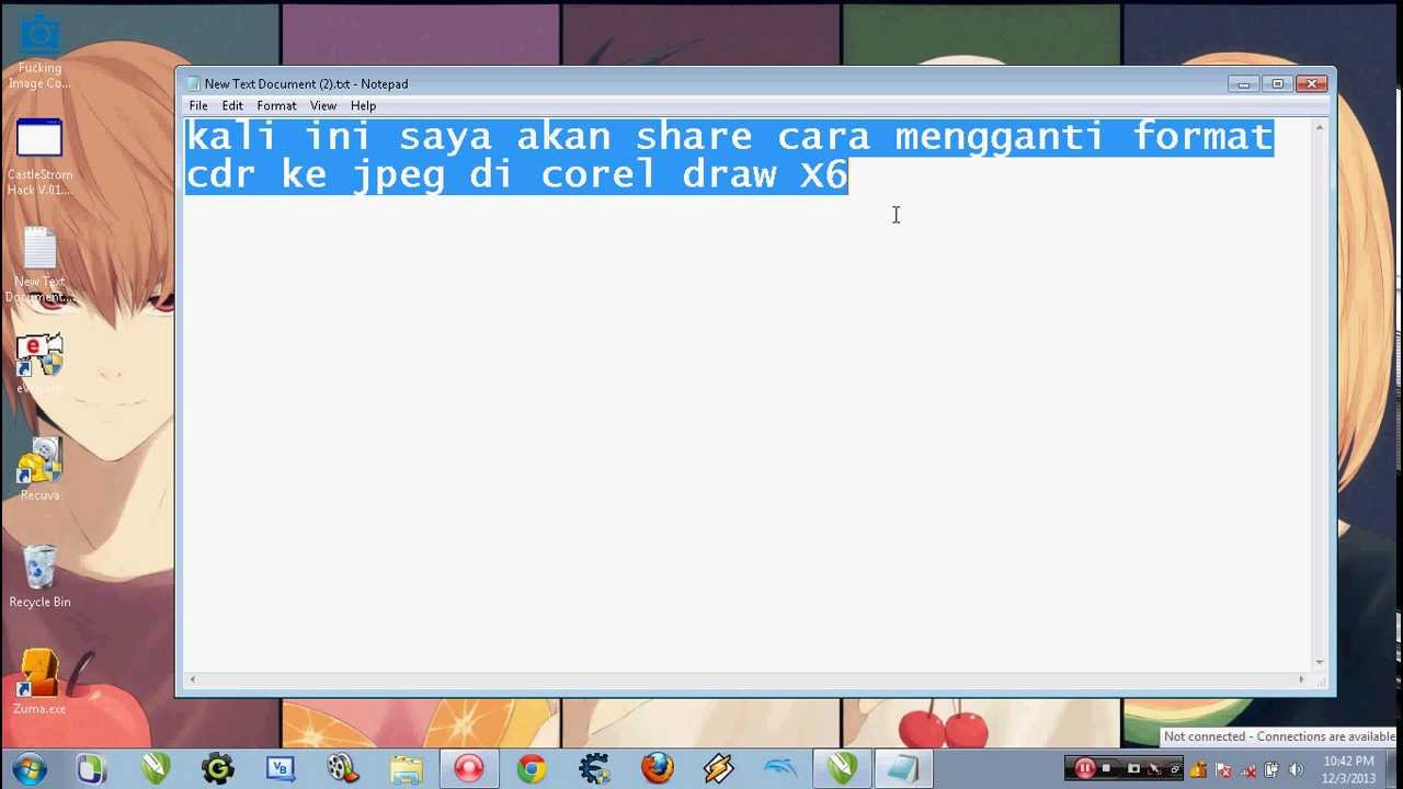 Cara Mengubah Format Cdr Ke Jpg