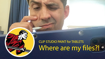 Where are my Clip Studio Paint files?!