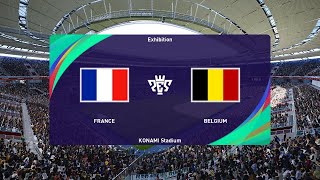 France vs Belgium (09/09/2024) UEFA Nations League PES 2021