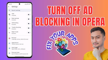 How to Turn Off Ad Blocking in Opera Mini Browser
