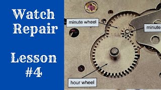 Watch Repair Lesson #4-The Motion Works and How it Works