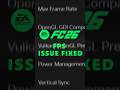 How to Fix FC 26 FPS Drops After Halftime! 🔥#shorts #fps #fc26