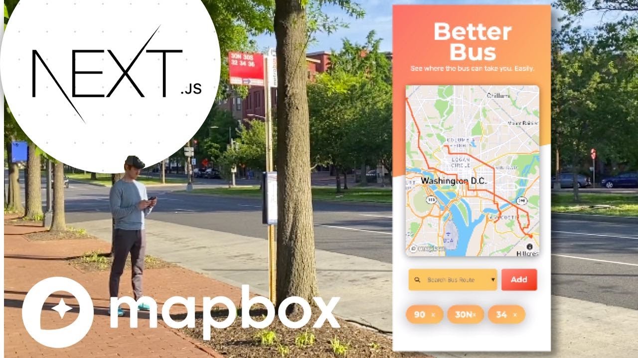 Bus Map with Next.JS and Mapbox - Project Brief