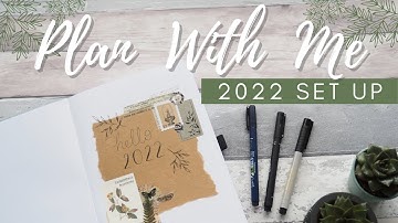Plan With Me | 2022 Yearly Bullet Journal Set Up