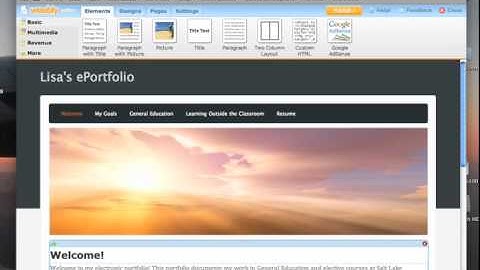 Other Features in Weebly