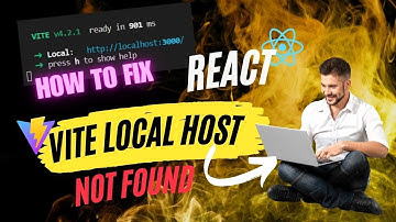 How to fix React project Vite local Host not found problems | Easy Method