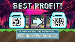 BEST PROFIT in Growtopia! How to GET RICH FAST in 2026! (EASY DLS) screenshot 4