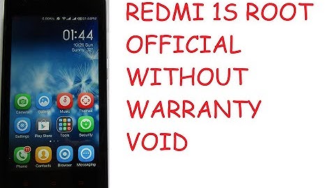 Xiaomi Redmi 1s OFFICIAL ROOT and UnRoot Without warranty Void