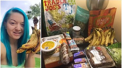 Vegan Trader Joe's Grocery Haul While Traveling