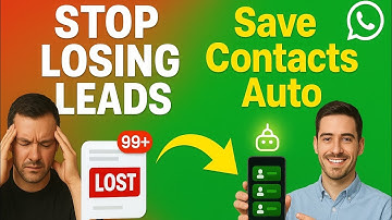 How to Save WhatsApp Contacts Automatically (Using Forms) | Stop Losing Leads on WhatsApp Business