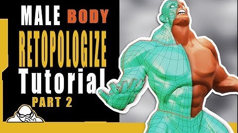 Part 2 Blender 2.8 Male Body Retopology tutorial