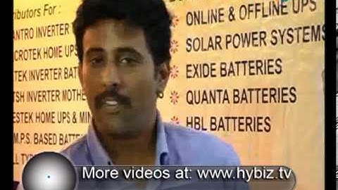 P.Naga Bhaskar, Territory Sales Manager, MTek Power