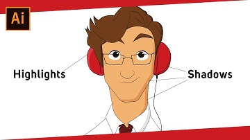 Illustrator Tutorial - Creating Shadows and Highlights - Easy Method