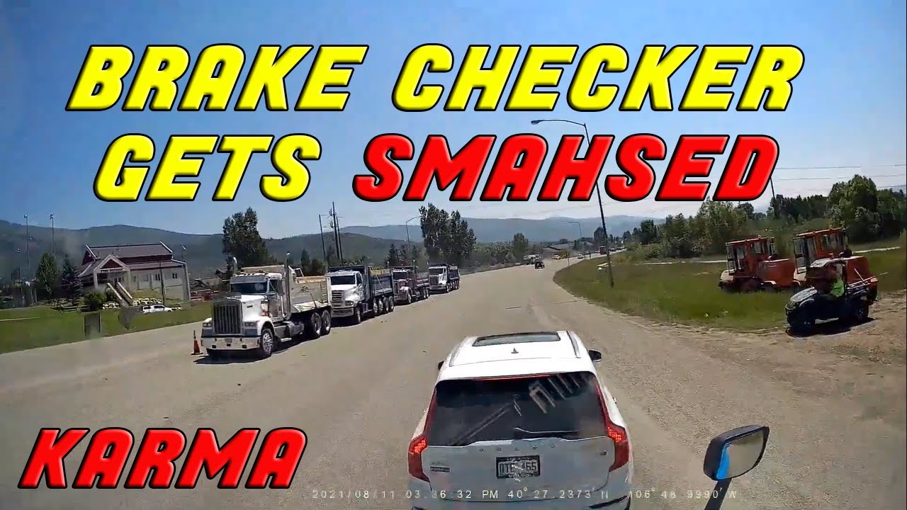 A Day in The Life of an American Truck Driver - Road Rage, Brake Check ...