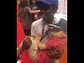 Caleb McLaughlin meets his little fan