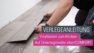 Wineo Klick Vinylboden Verlegen Verlegevideo Vinylboden Zum Klicken Designboden