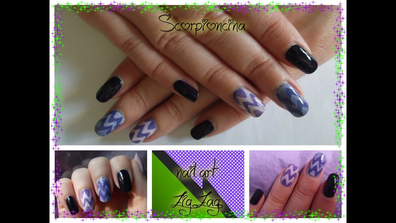 2. 3D Zig Zag Nail Art Stickers - wide 2