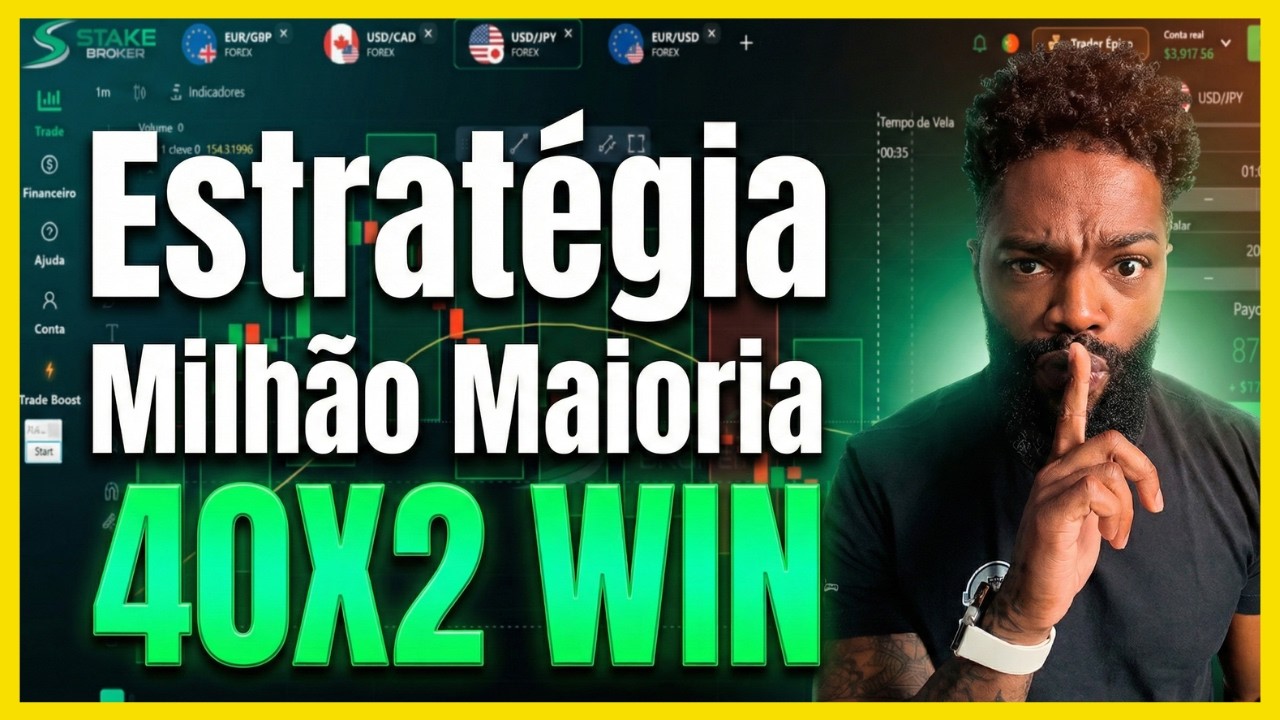 A MELHOR ESTRATÉGIA DAS OPÇÕES BINÁRIAS 40X2 SÓ VITÓRIA - YouTube