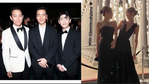 Squid game Cast at LACMA: art + Film Gala