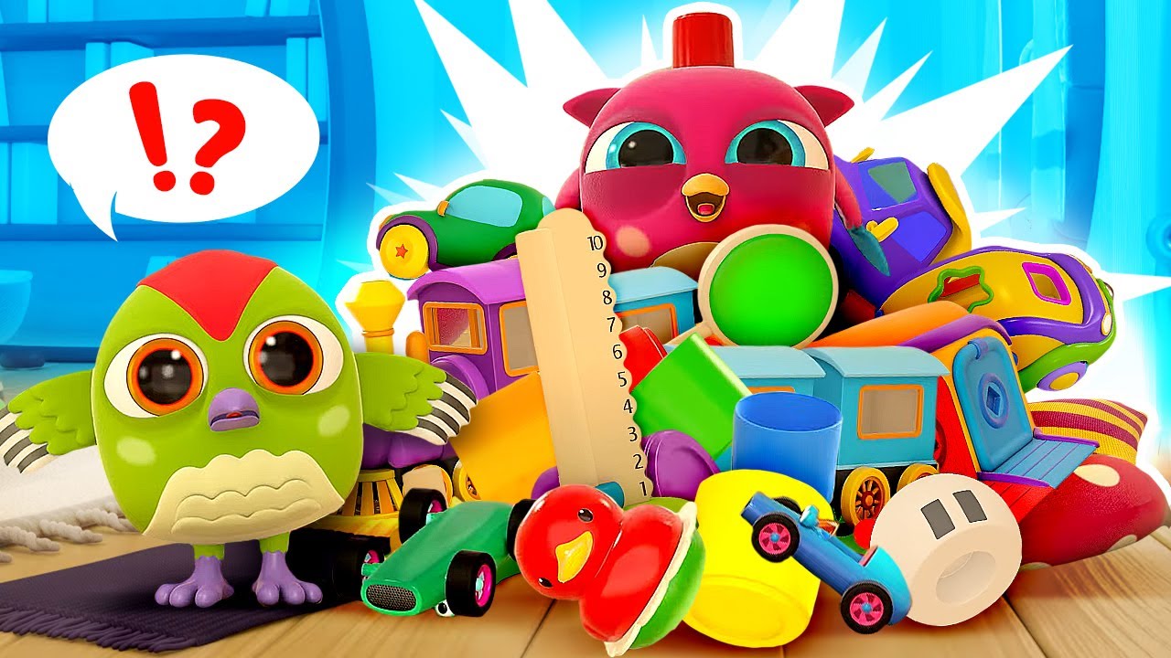 Hop Hop et Peс Peс font le ménage et chantent🧹🧼🎶Chansons pour les enfants