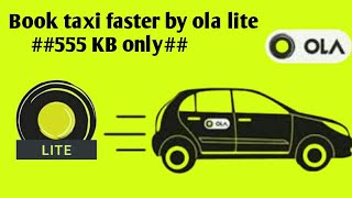 A solution of booking taxis faster -- OLA LITE screenshot 4