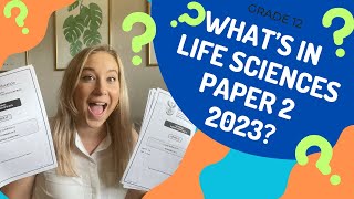 LIFE SCIENCES EXAM PREDICTION PAPER 2 2023