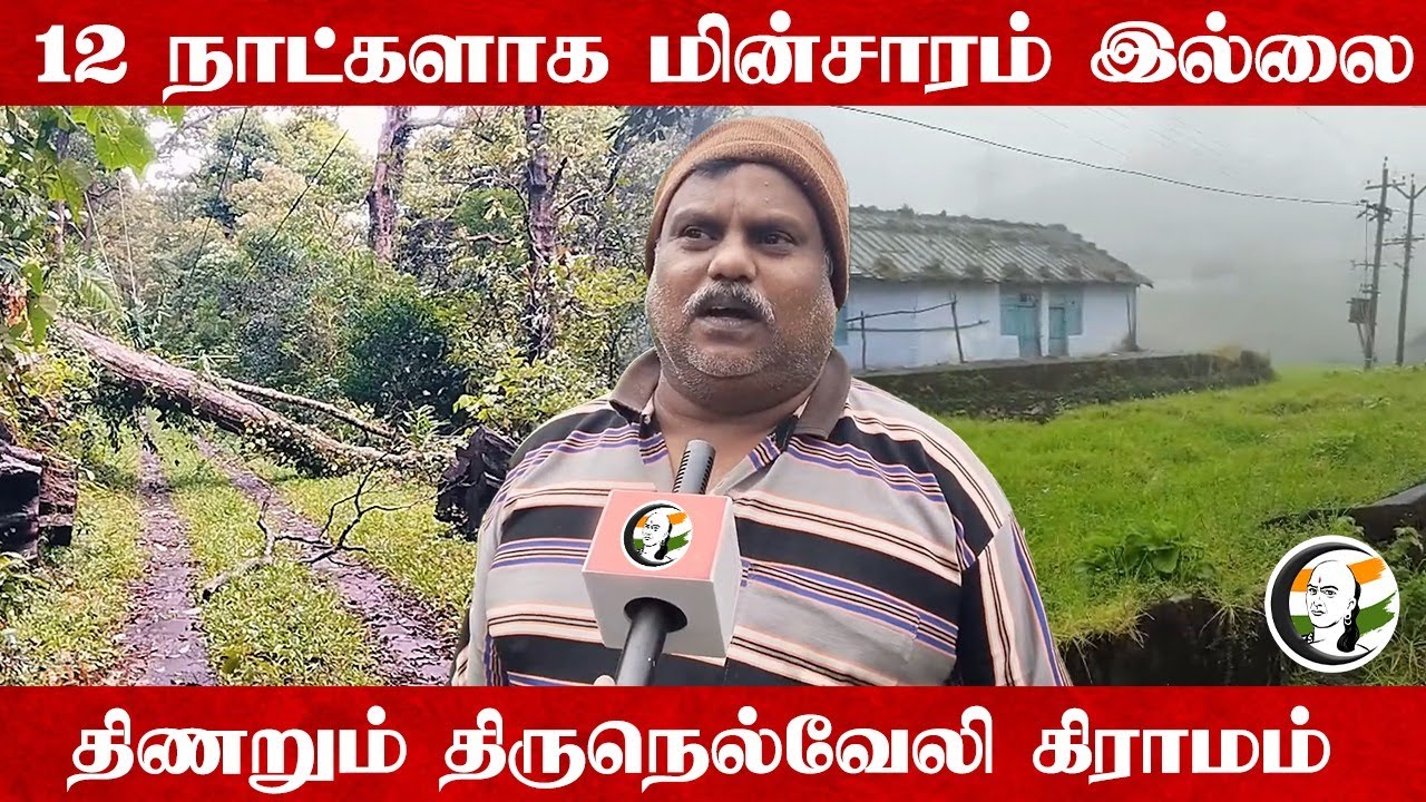 #thirunelveli  : 12 நாட்களாக மின்சாரம் இல்லை; திணறும் திருநெல்வேலி கிராமம்