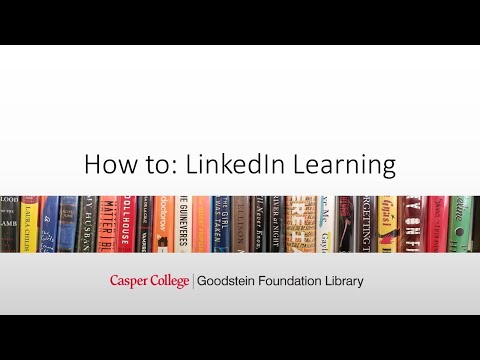 How to: LinkedIn Learning