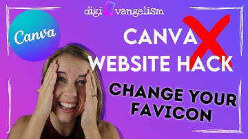 How to Change a Canva Website Favicon #canva #favicon #canvawebsite