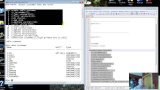 How to use Notepad and SQL to do assignments