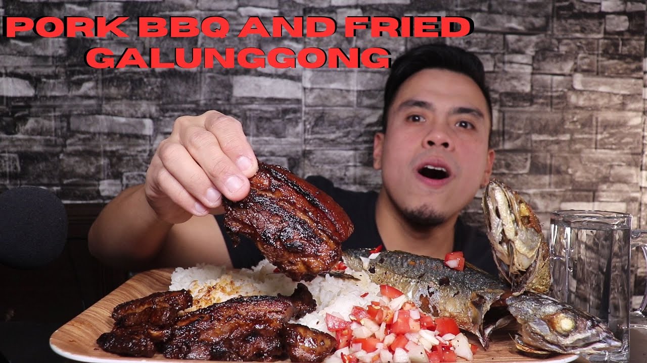PORK BBQ AND FRIED GALUNGGONG