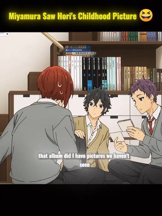 Miyamura Saw Hori's Childhood Picture 😆 || Horimiya || #horimiya #anime #shorts