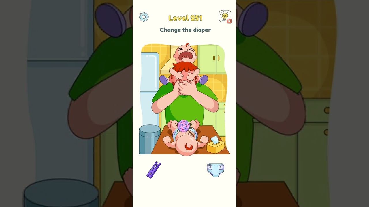 🧠DOP 3 : Draw One Part All Level: 251 Gameplay Solution 🚀🚀 