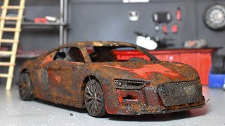 Restoration Abandoned Audi R8 Model Car