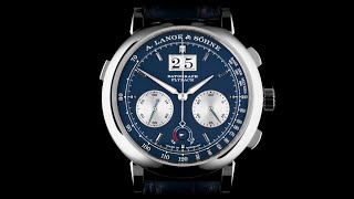 DATOGRAPH UP/DOWN in white gold with a blue dial | A. Lange & Söhne
