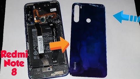 Redmi note 8 how to remove back glass or replace it.