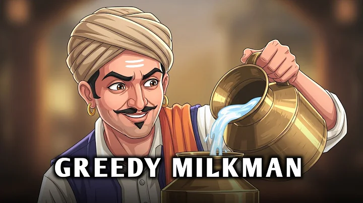 Greedy Milkman || moral stories | motivational | animeted story | Improve English learning easily |