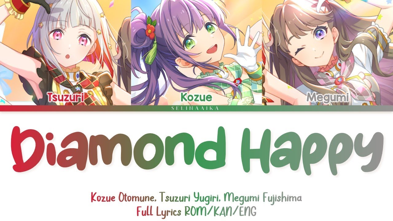 Diamond Happy | Kozue, Tsuzuri, Megumi | Aikatsu x Love Live