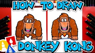 how to draw donkey kong