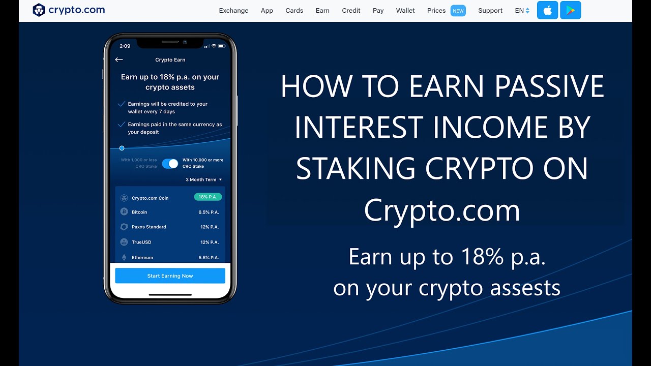 How To Earn Passive Interest Income Staking Crypto Like Bitcoin ...